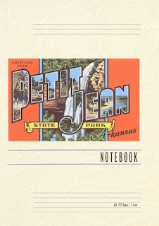Front cover_Vintage Lined Notebook Greetings from Petit Jean