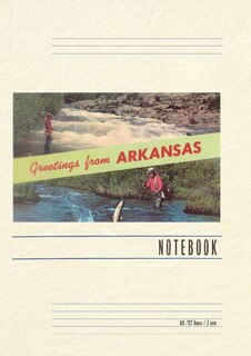 Front cover_Vintage Lined Notebook Greetings from Arkansas