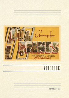 Front cover_Vintage Lined Notebook Greetings from Hot Springs, Arkansas