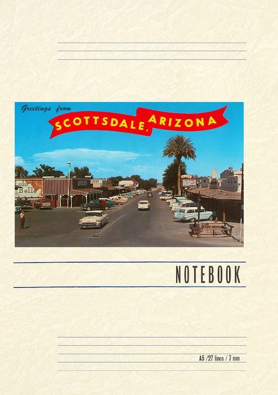Couverture_Vintage Lined Notebook Greetings from Scottsdale