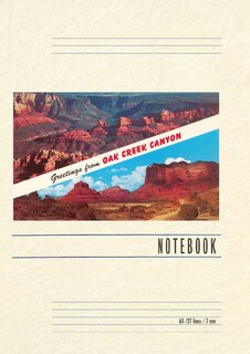 Couverture_Vintage Lined Notebook Greetings from Oak Creek Canyon