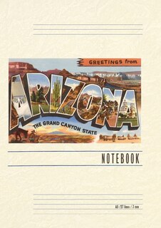 Couverture_Vintage Lined Notebook Greetings from Arizona, Grand Canyon