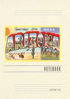 Couverture_Vintage Lined Notebook Greetings from Mesa, Arizona