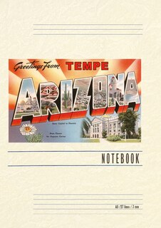 Couverture_Vintage Lined Notebook Greetings from Tempe, Arizona