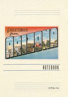 Front cover_Vintage Lined Notebook Greetings from Arizona