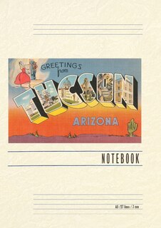 Front cover_Vintage Lined Notebook Greetings from Tucson