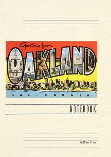 Couverture_Vintage Lined Notebook Greetings from Oakland, California