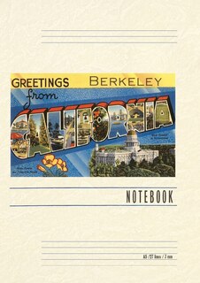 Front cover_Vintage Lined Notebook Greetings from Berkeley, California