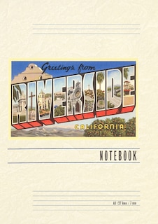 Couverture_Vintage Lined Notebook Greetings from Riverside, California