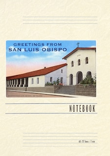 Couverture_Vintage Lined Notebook Greetings from San Luis Obispo