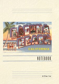 Front cover_Vintage Lined Notebook Greetings from Laguna Beach