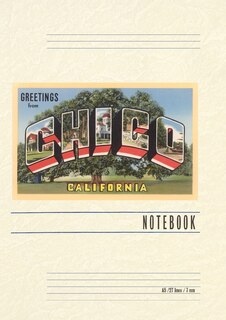 Couverture_Vintage Lined Notebook Large Letter Greetings from Chico, California