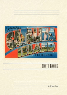 Couverture_Vintage Lined Notebook Greetings from Catalina Island, California