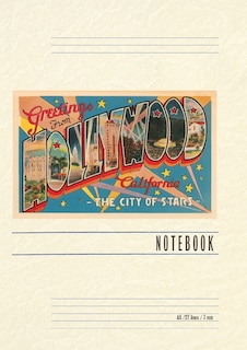 Front cover_Vintage Lined Notebook Greetings from Hollywood, California
