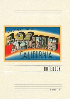 Front cover_Vintage Lined Notebook Greetings from Los Angeles, California
