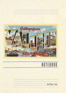 Couverture_Vintage Lined Notebook Greetings from Vallejo, California