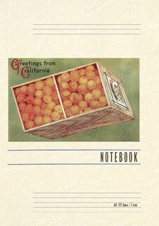 Couverture_Vintage Lined Notebook Greetings from California, Orange Crate