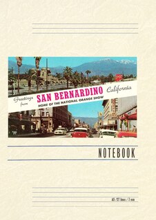 Couverture_Vintage Lined Notebook Greetings from San Bernardino