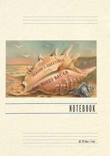 Couverture_Vintage Lined Notebook Seasons Greetings from Morro Bay