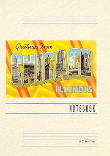 Couverture_Vintage Lined Notebook Greetings from Chicago, Illinois