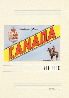 Front cover_Vintage Lined Notebook Greetings from Canada