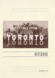 Front cover_Vintage Lined Notebook Greetings from Toronto