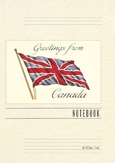 Front cover_Vintage Lined Notebook Greetings from Canada