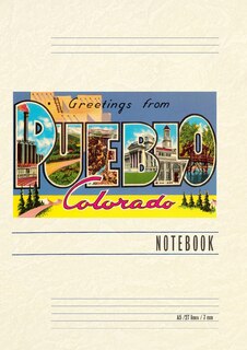 Couverture_Vintage Lined Notebook Greetings from Pueblo, Colorado