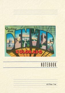 Front cover_Vintage Lined Notebook Greetings from Denver, Colorado