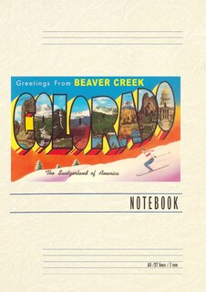 Front cover_Vintage Lined Notebook Greetings from Beaver Creek