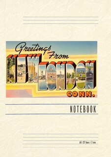 Couverture_Vintage Lined Notebook Greetings from New London