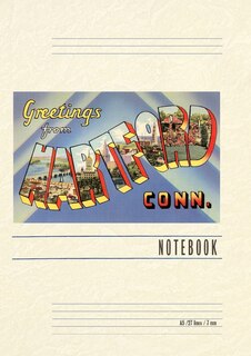 Front cover_Vintage Lined Notebook Greetings from Hartford