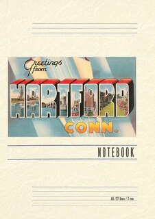 Couverture_Vintage Lined Notebook Greetings from Hartford