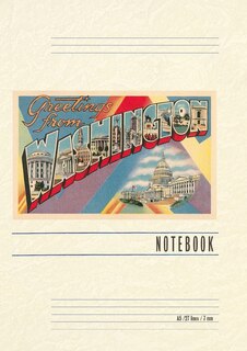 Couverture_Vintage Lined Notebook Greetings from Washington, DC