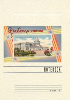 Couverture_Vintage Lined Notebook Greetings from the US Capitol