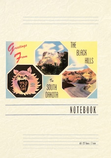 Couverture_Vintage Lined Notebook Greetings from The Black Hills