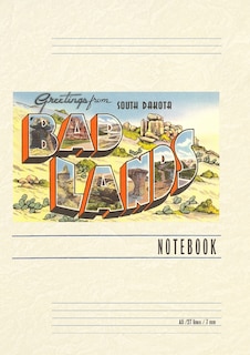 Front cover_Vintage Lined Notebook Greetings from the Badlands