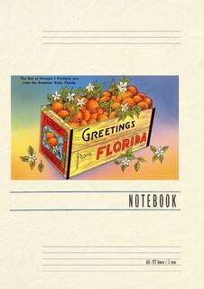 Couverture_Vintage Lined Notebook Greetings from Florida, Orange Crate