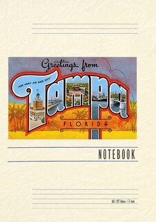 Front cover_Vintage Lined Notebook Greetings from Tampa, Florida