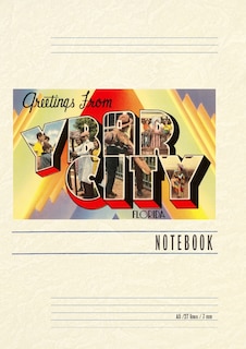 Couverture_Vintage Lined Notebook Greetings from Ybor city, Florida