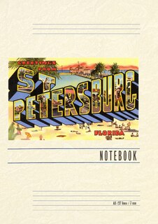 Couverture_Vintage Lined Notebook Greetings from St. Petersburg, Florida