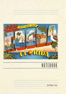 Front cover_Vintage Lined Notebook Greetings from Cocoa, Florida