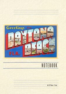 Couverture_Vintage Lined Notebook Greetings from Daytona Beach, Florida