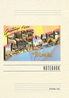 Front cover_Vintage Lined Notebook Greetings from Ft. Lauderdale, Florida