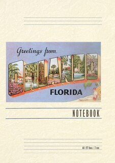 Front cover_Vintage Lined Notebook Greetings from Orlando, Florida