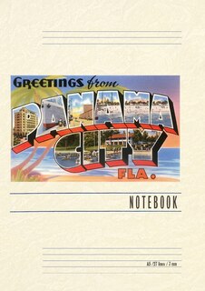 Couverture_Vintage Lined Notebook Greetings from Panama City, Florida