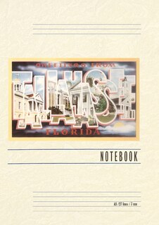 Front cover_Vintage Lined Notebook Greetings from Tallahassee, Florida