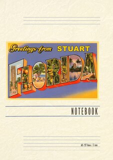 Front cover_Vintage Lined Notebook Greetings from Stuart, Florida