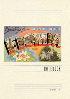 Front cover_Vintage Lined Notebook Greetings from Boynton Beach