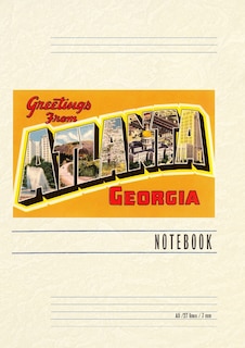 Couverture_Vintage Lined Notebook Greetings from Atlanta
